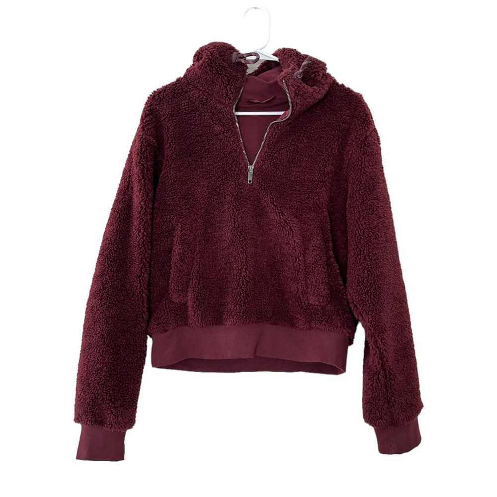 Lululemon Textured Fleece Half Zip Hoodie - Picture 2 of 9